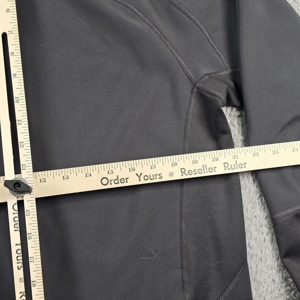 The North Face Pullover Mens Large Gray Quarter Zip Stretch Fleece Lined Outdoor